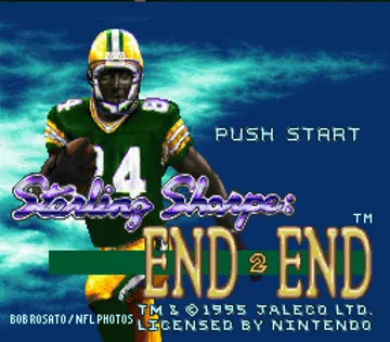 Sterling Sharpe - End 2 End (USA) screen shot title